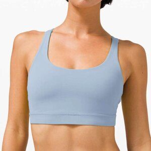 Lululemon Energy Bra in Blue Linen sz 8
